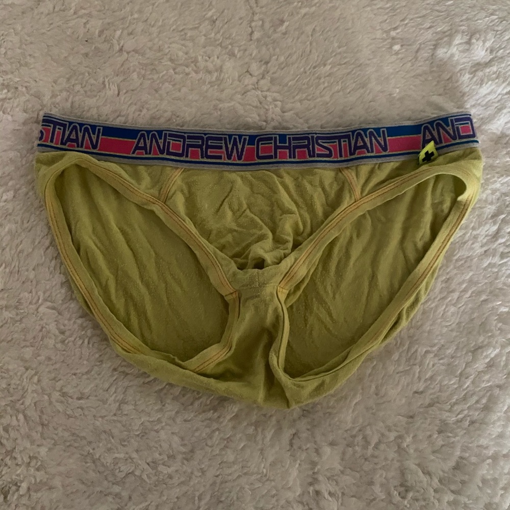 Andrew Christian Yellow Brief